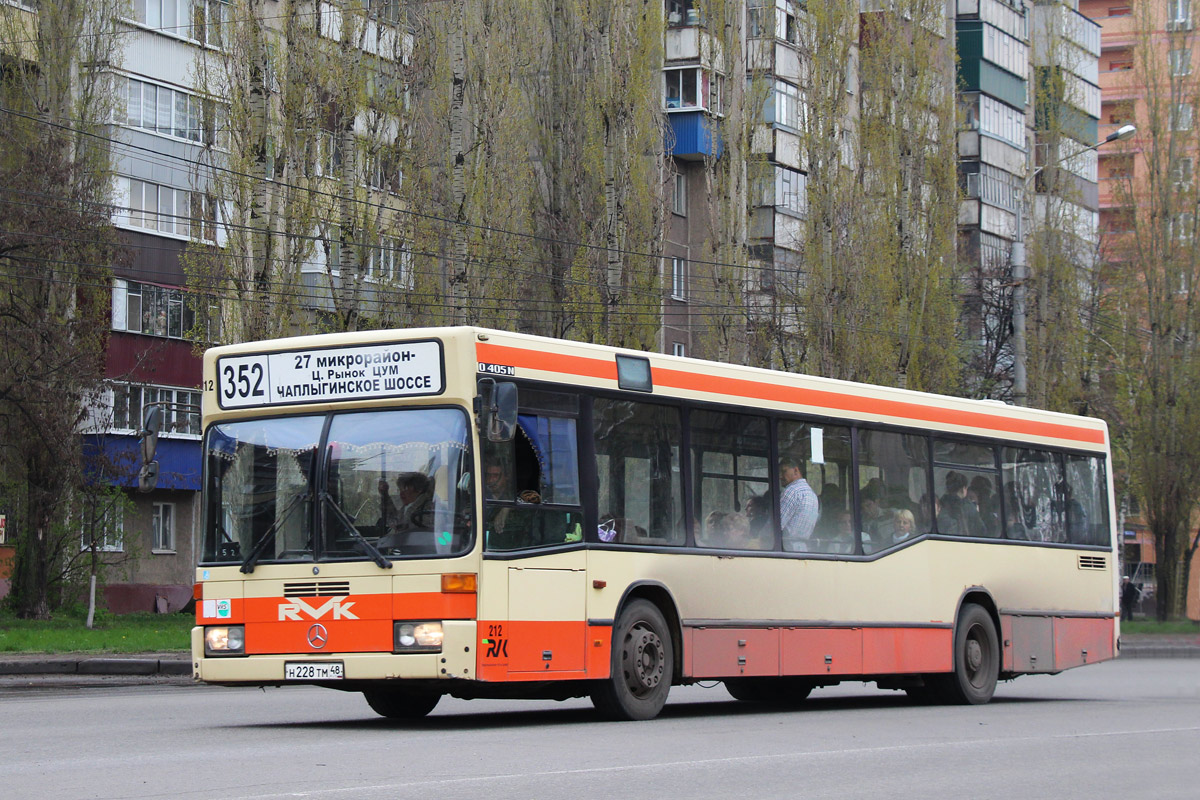 Ліпецкая вобласць, Mercedes-Benz O405N2 № Н 228 ТМ 48