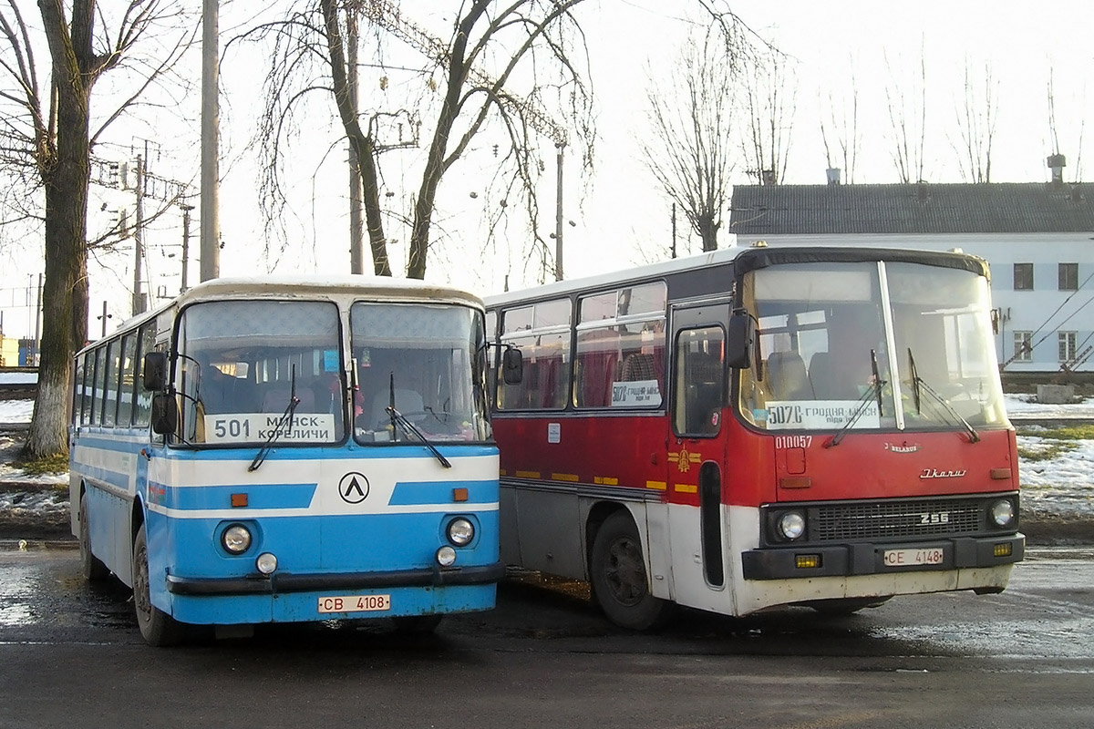 Гродненская область, ЛАЗ-699Р № СВ 4108; Гродненская область, Ikarus 256.51 № 010057