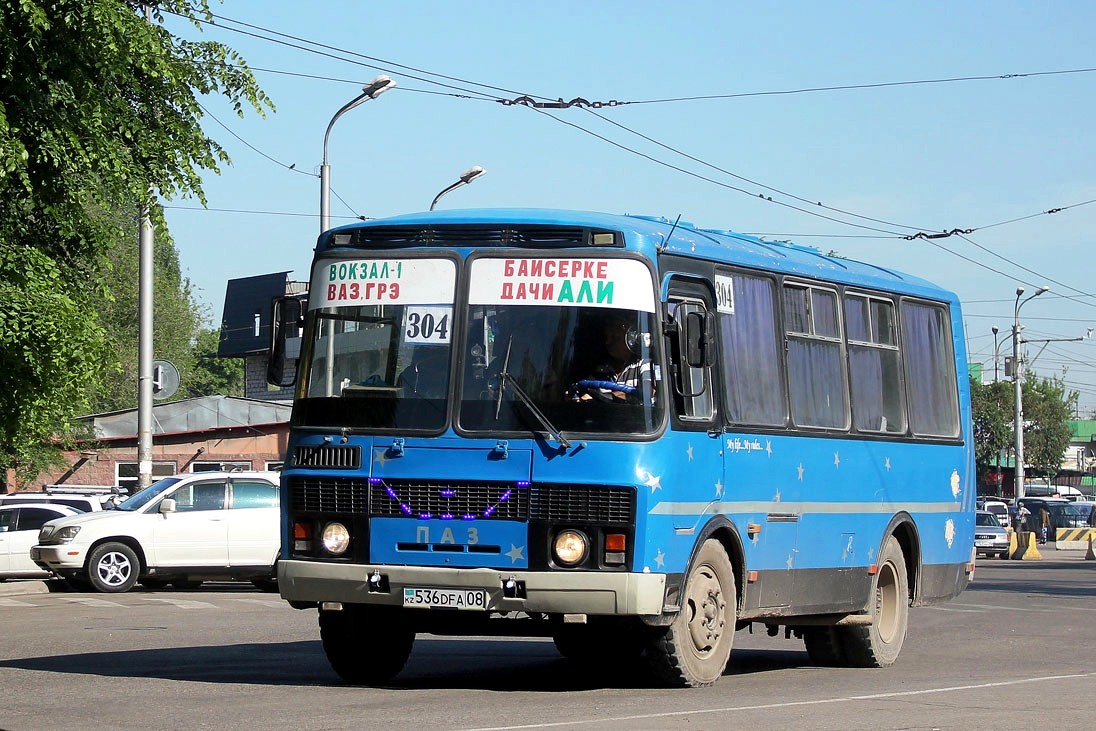 Алматинская область, ПАЗ-32054-07 № 536 DFA 08