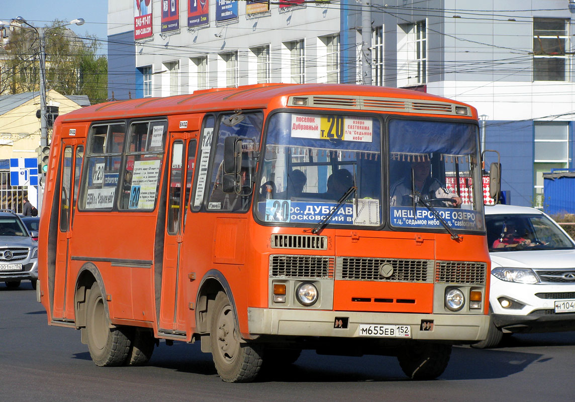 Nizhegorodskaya region, PAZ-32054 Nr. М 655 ЕВ 152