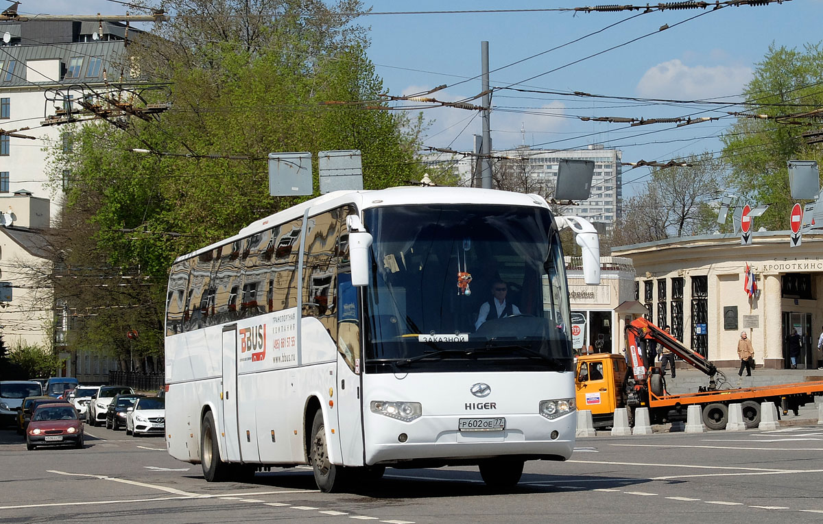 Москва, Higer KLQ6129Q № Р 602 ОЕ 77