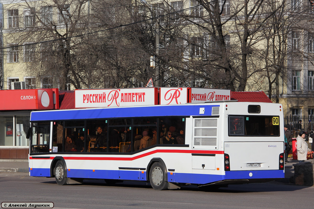 Воронежская область, МАЗ-103.485 № Х 987 АМ 136