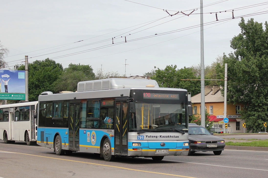 Алматы, Yutong ZK6118HGA № 791