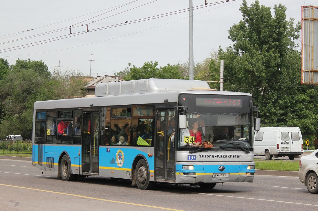 Алматы, Yutong ZK6120HGM № 197