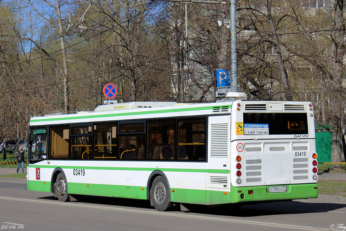 Maskva, LiAZ-5292.22 (2-2-2) Nr. 030419