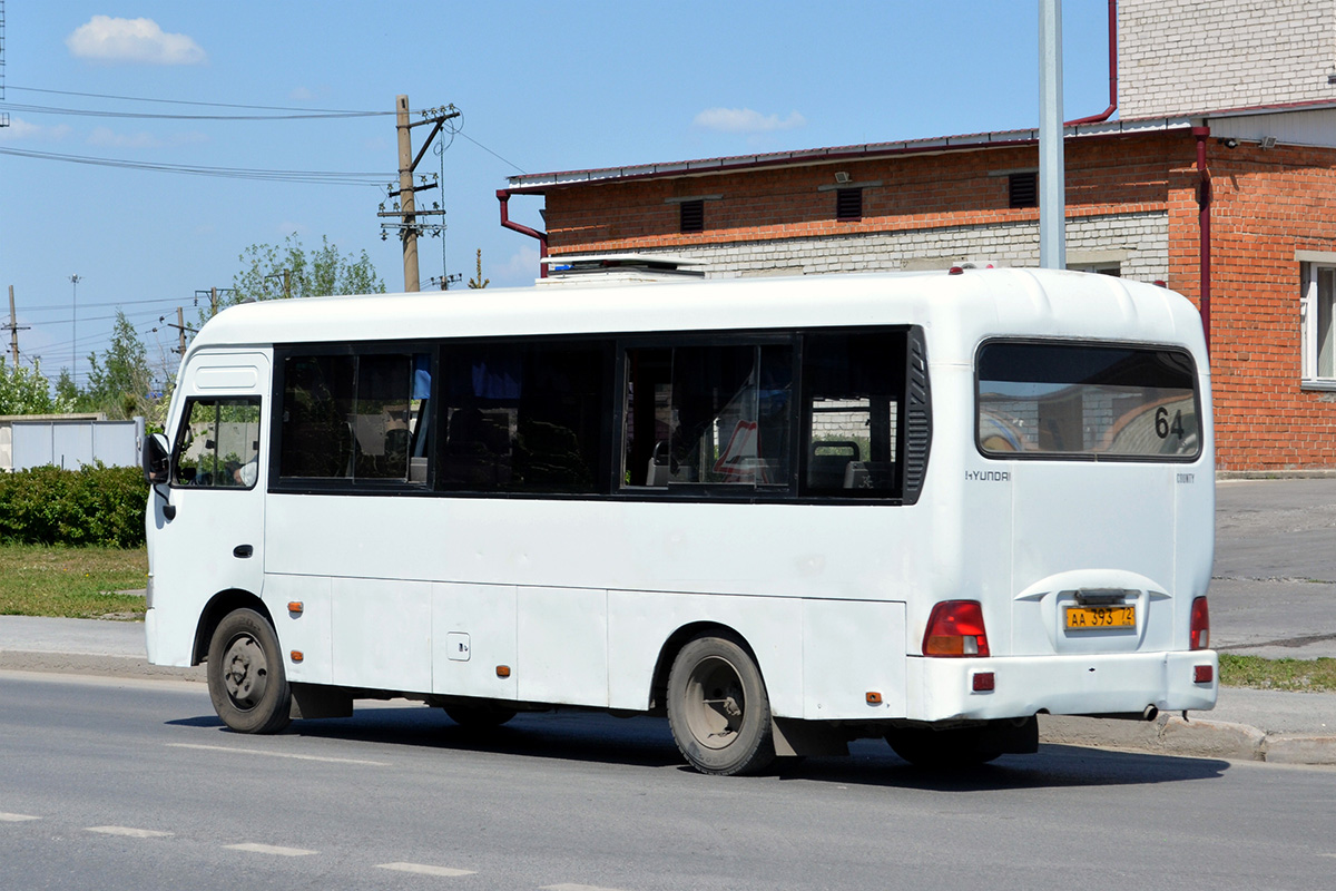 Тюменская область, Hyundai County LWB (ТагАЗ) № АА 393 72