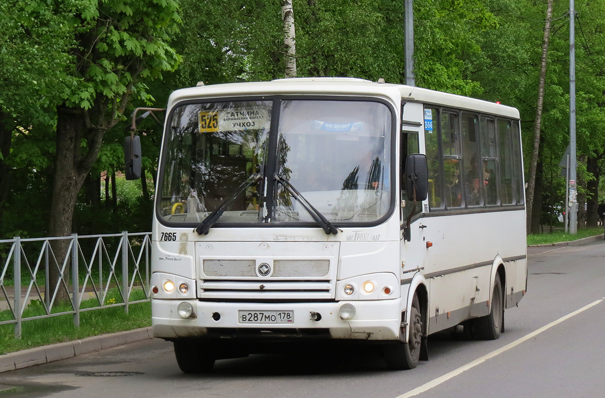 Ленинградская область, ПАЗ-320412-05 № 7665