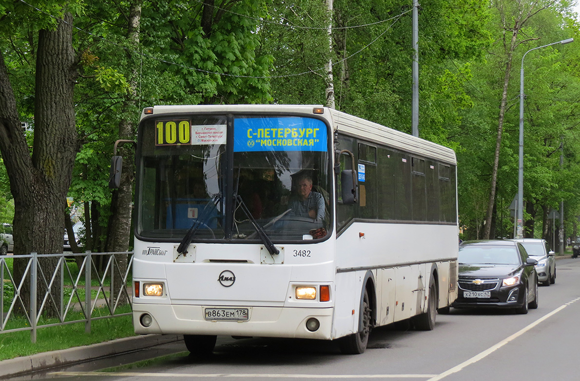 Ленинградская область, ЛиАЗ-5256.58 № 3482