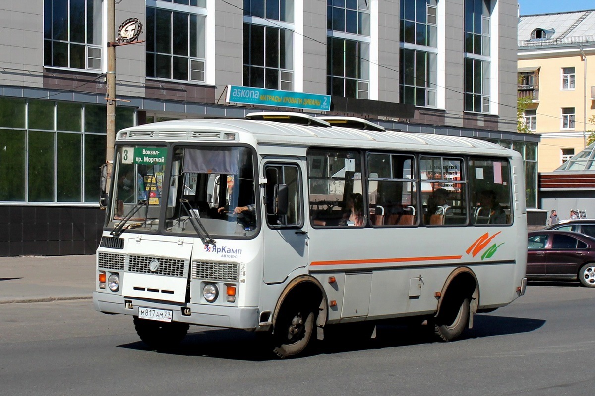 Архангельская область, ПАЗ-32054 № М 817 АМ 29