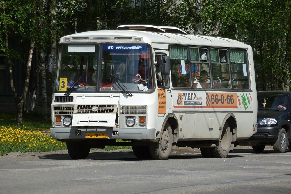 Свердловская область, ПАЗ-32054 № КА 784 66