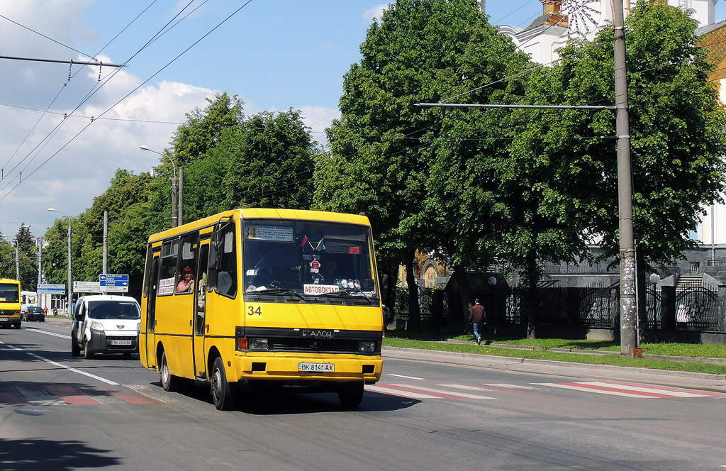 Ровненская область, БАЗ-А079.04 "Эталон" № BK 8141 AX