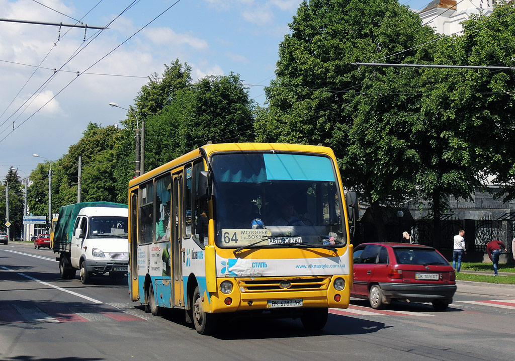 Ровненская область, Богдан А06921 № BK 6783 AK