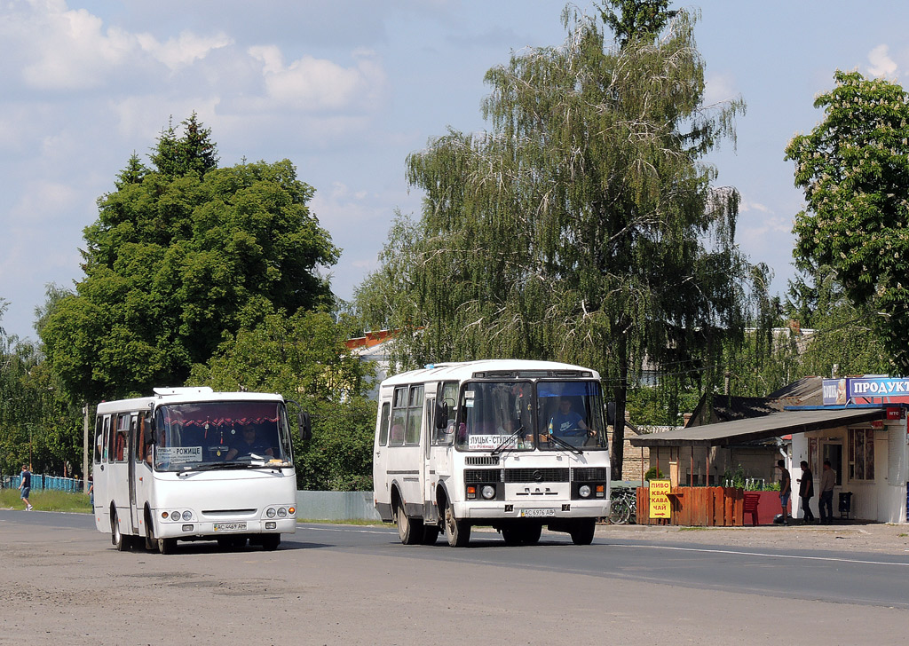 Волынская область, Богдан А09212 № AC 4469 AM; Волынская область, ПАЗ-32054 № AC 6976 AB; Волынская область — Разные фотографии