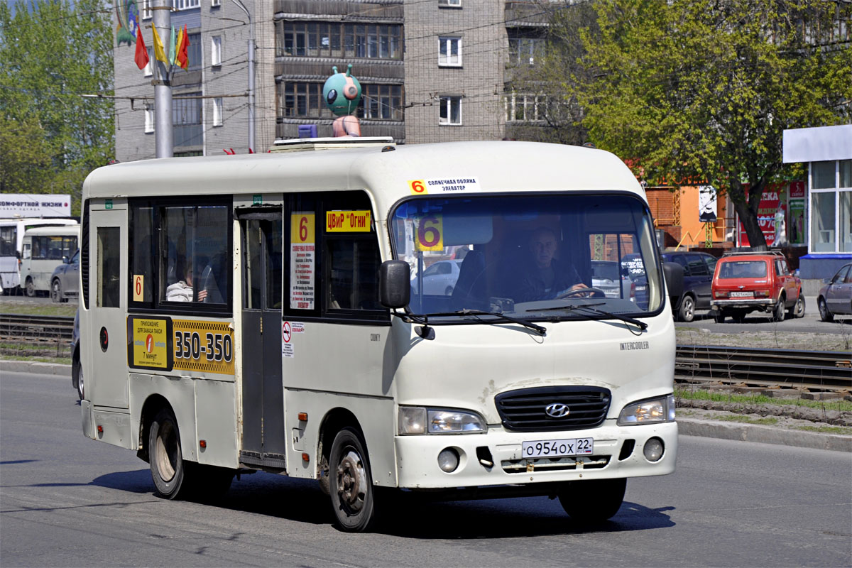 Алтайский край, Hyundai County SWB (РЗГА) № О 954 ОХ 22