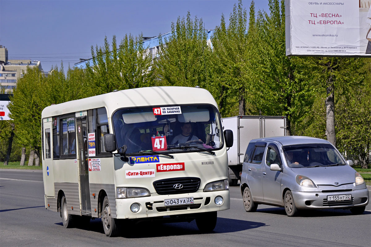 Алтайский край, Hyundai County SWB (РЗГА) № О 043 УА 22