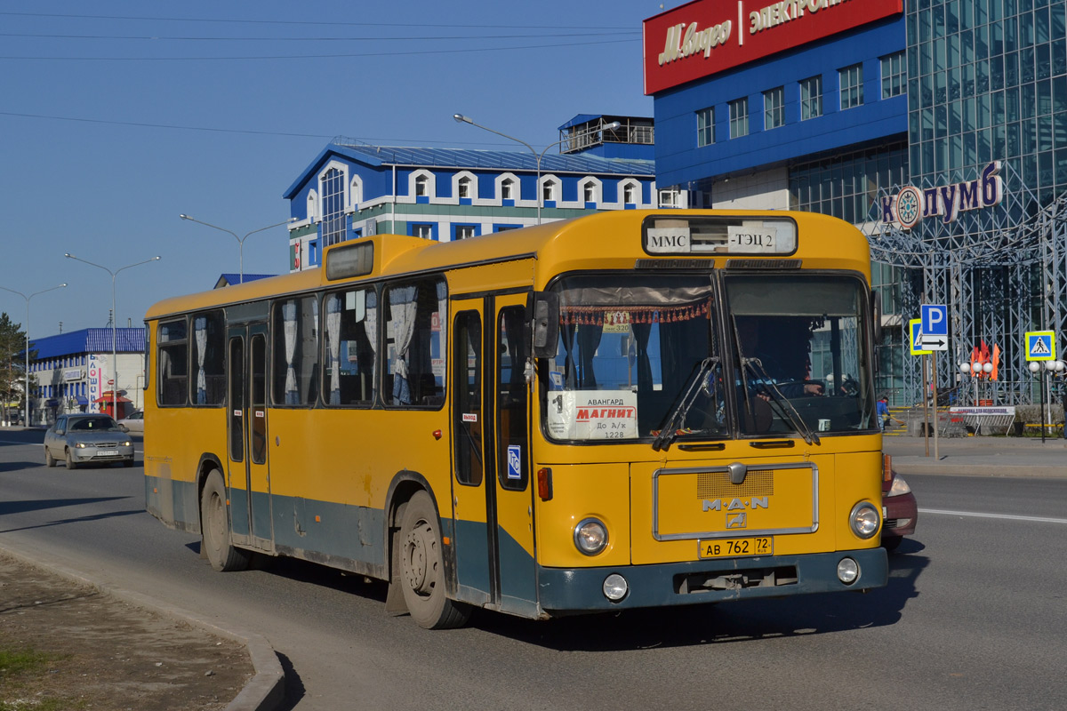 Тюменская область, MAN 192 SL200 № АВ 762 72