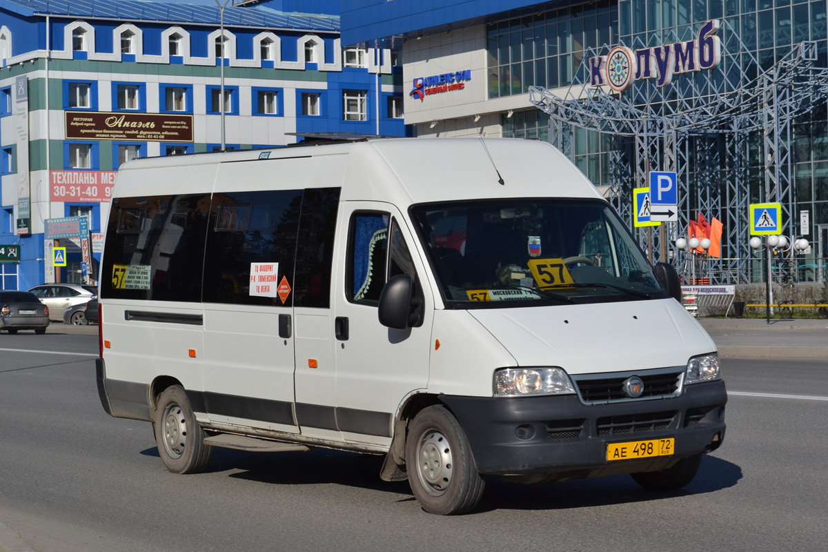 Тюменская область, FIAT Ducato 244 CSMMC-RLL, -RTL № АЕ 498 72