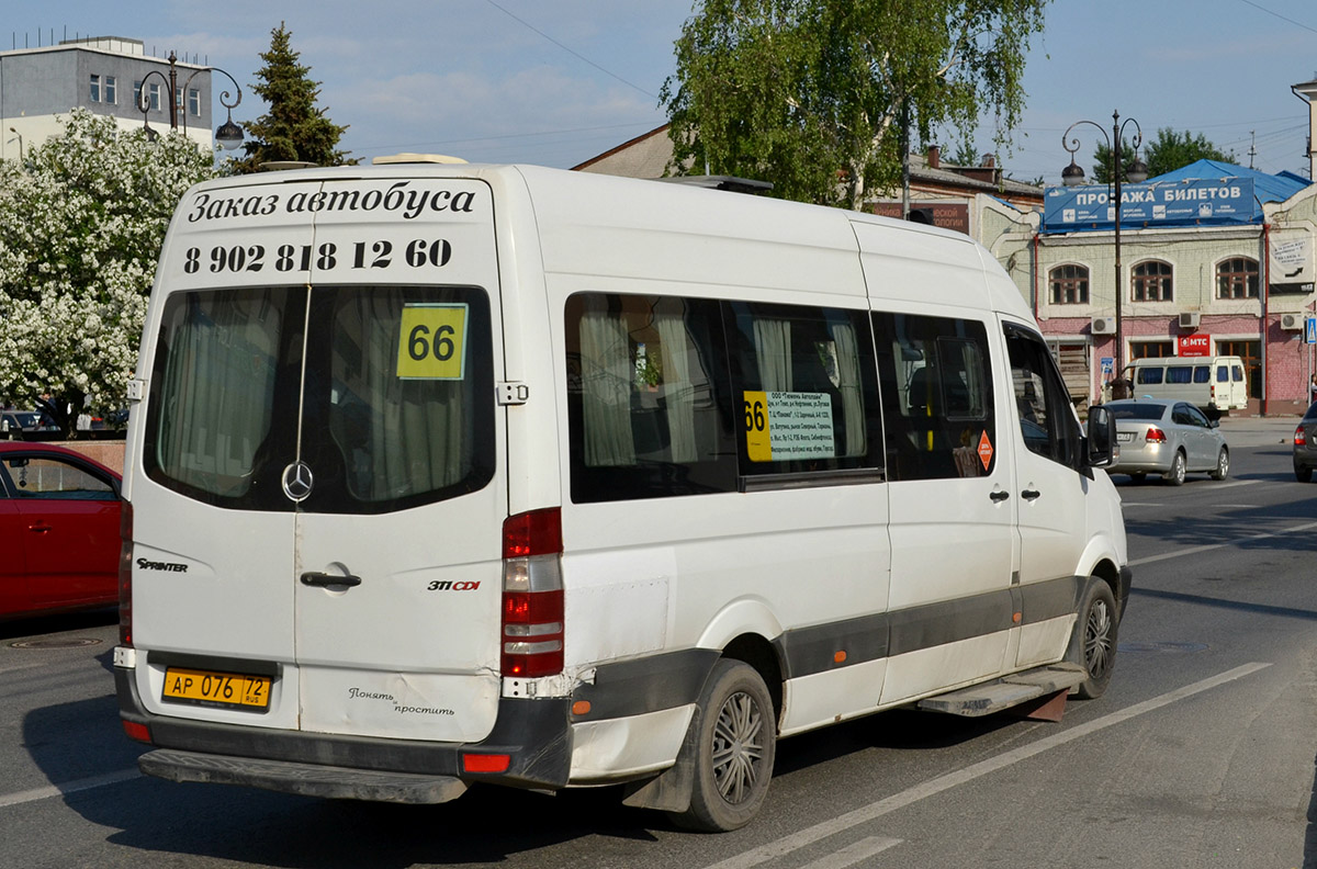 Тюменская область, Mercedes-Benz Sprinter W906 311CDI № АР 076 72