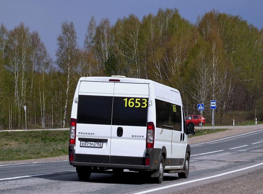 Нижегородская область, Peugeot Boxer L4H2 № Е 071 РО 152