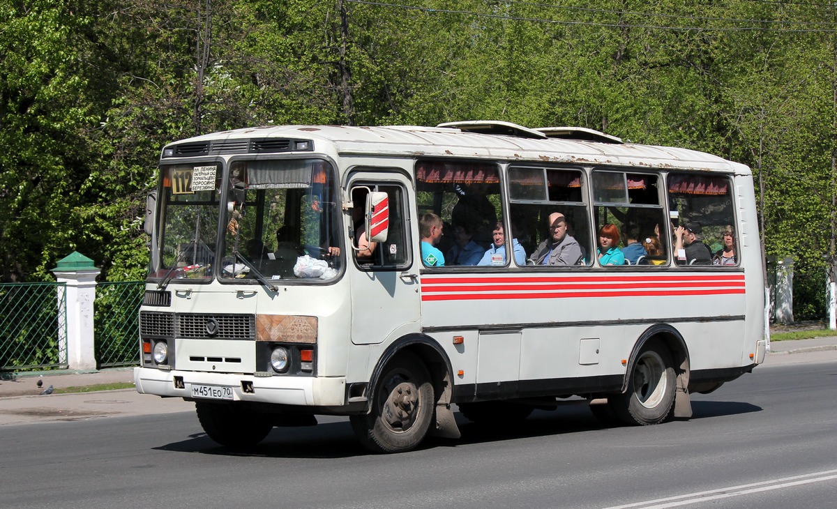 Томская область, ПАЗ-32051-110 № М 451 ЕО 70