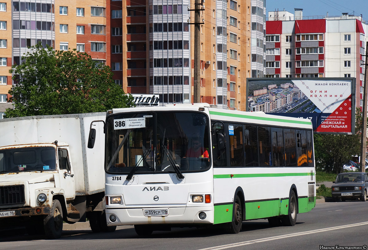 Санкт-Петербург, ЛиАЗ-5293.60 № 3784