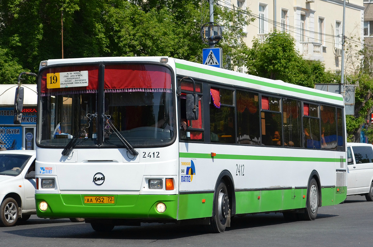 Тюменская область, ЛиАЗ-5293.53 № 2412