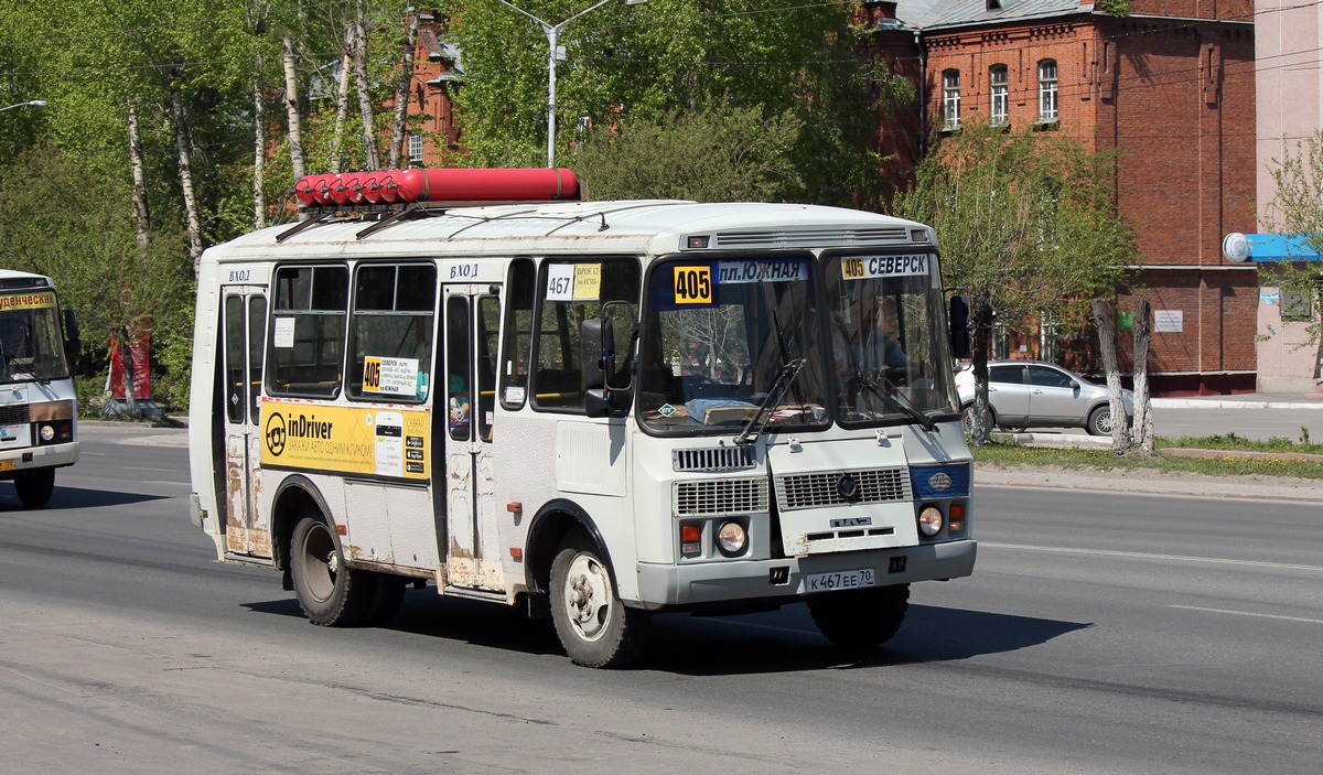 Томская область, ПАЗ-32054 № К 467 ЕЕ 70