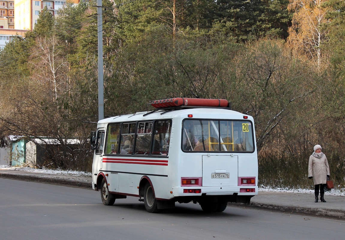 Томская область, ПАЗ-32053 № Е 515 УА 70