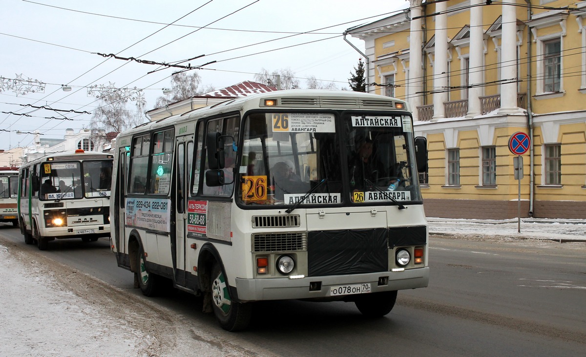 Томская область, ПАЗ-32054 № О 078 ОН 70