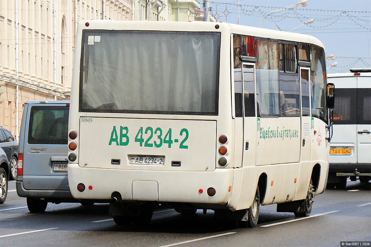 Vitebsk region, MAZ-256.170 # 30805