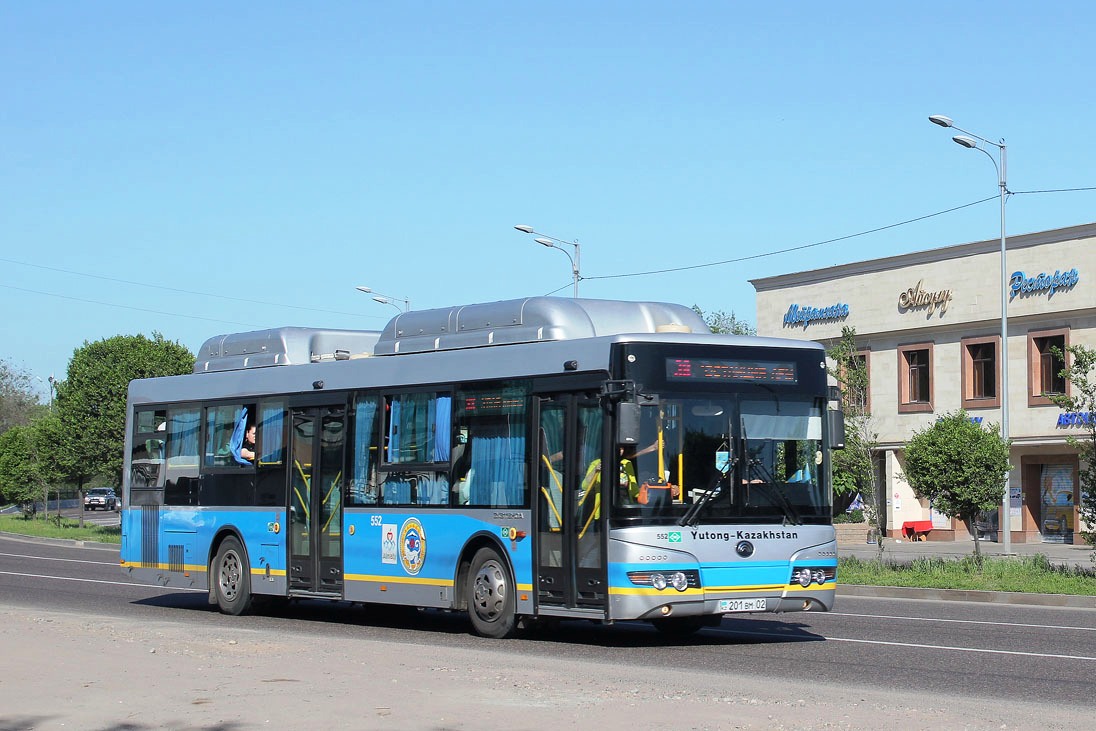 Алматы, Yutong ZK6118HGA № 552