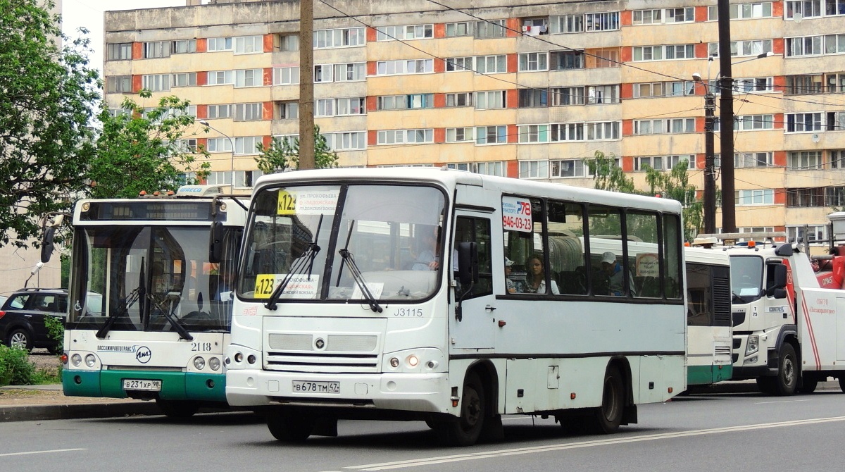 Санкт-Петербург, ПАЗ-320402-05 № 03115