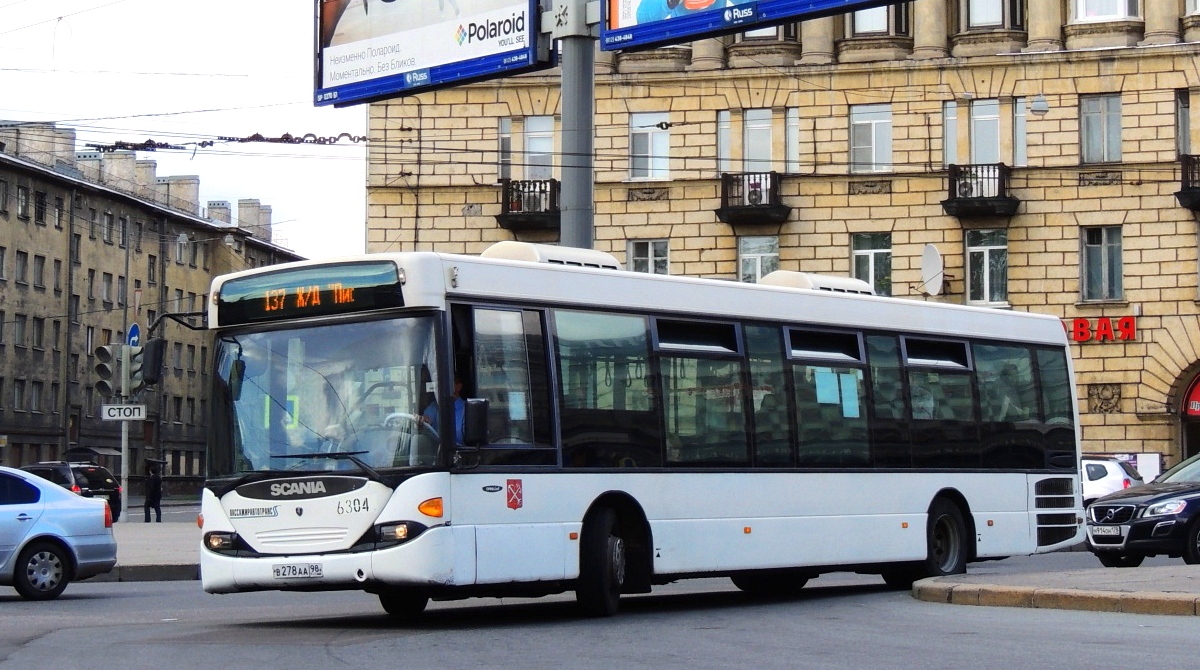 Санкт-Пецярбург, Scania OmniLink I (Скания-Питер) № 6304