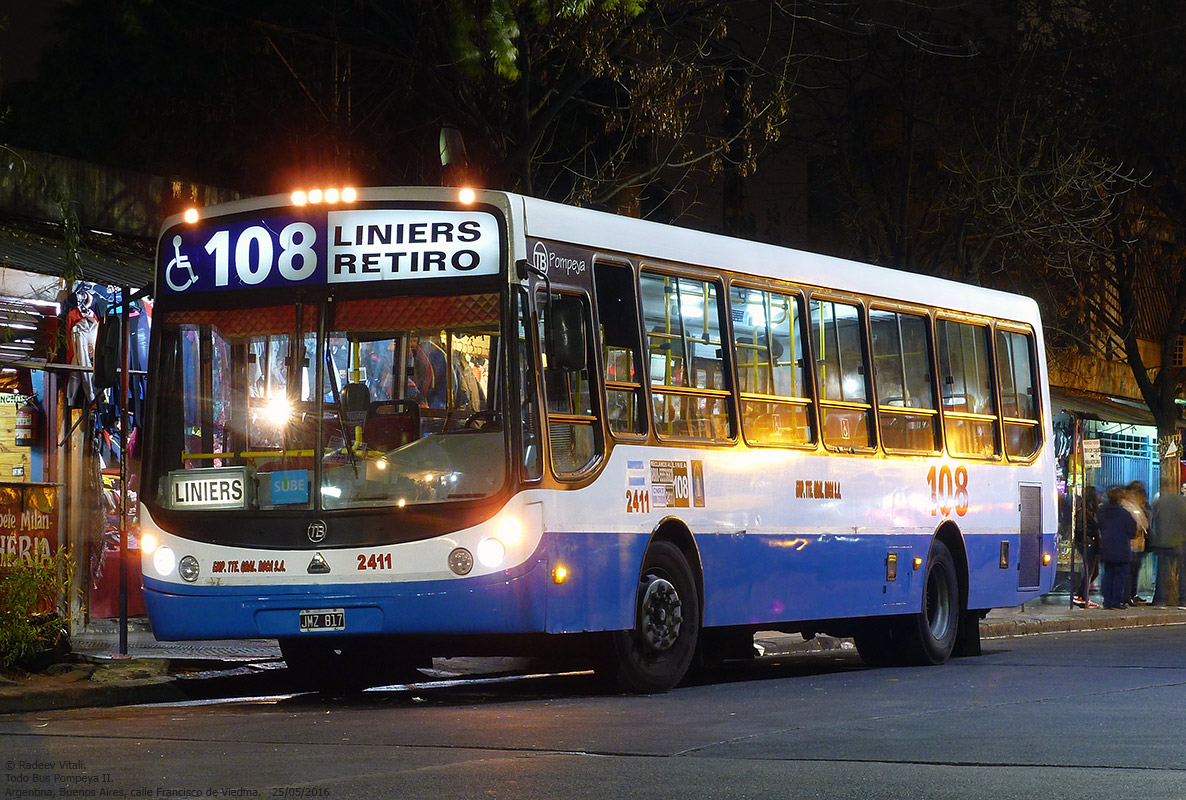 Аргентина, Todo Bus Pompeya I № 2411