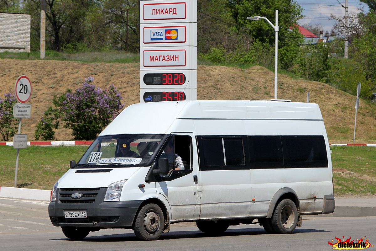 Волгоградская область, ГолАЗ-3030 (Ford Transit) № В 729 ЕХ 134
