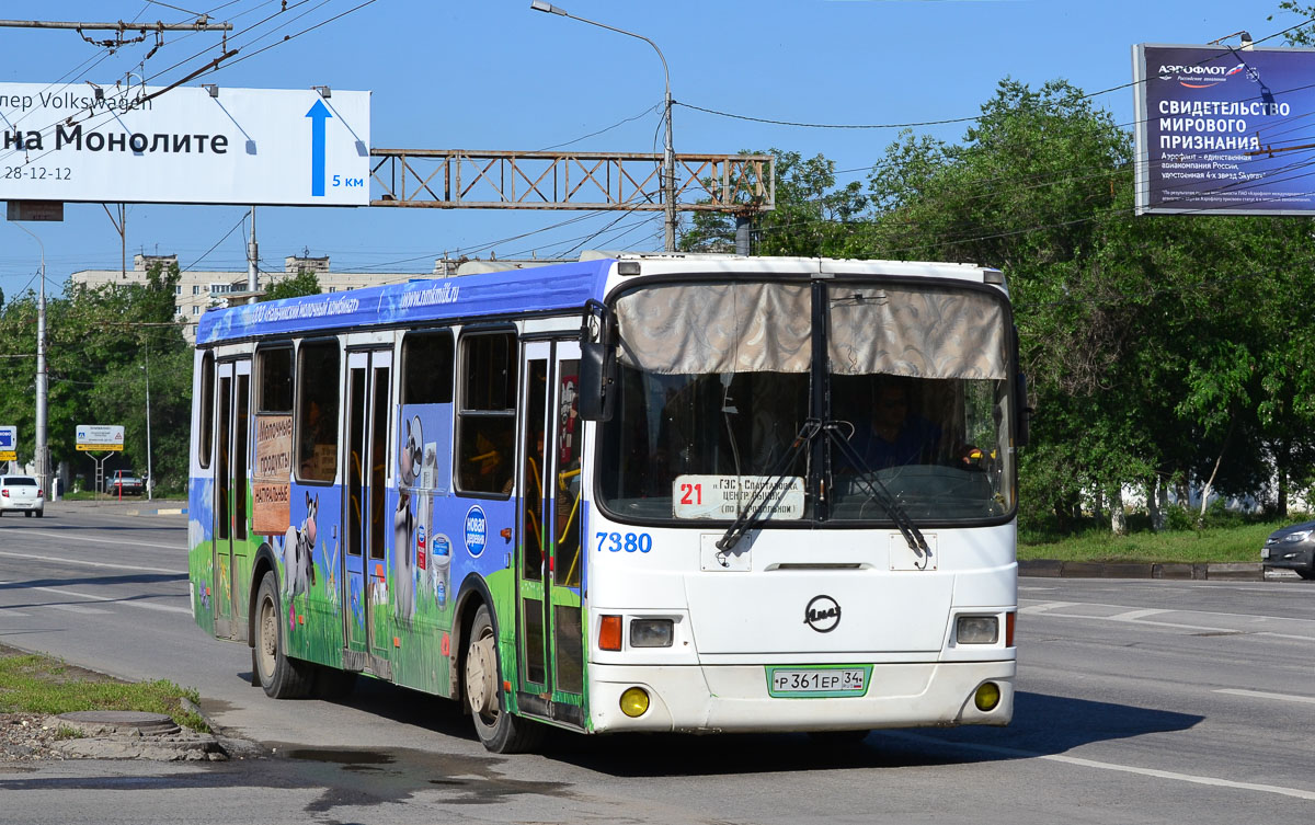 Волгоградская область, ЛиАЗ-5256.26 № 7380