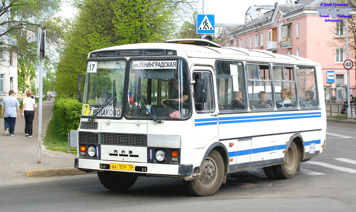 Томская область, ПАЗ-32054 № АА 109 70