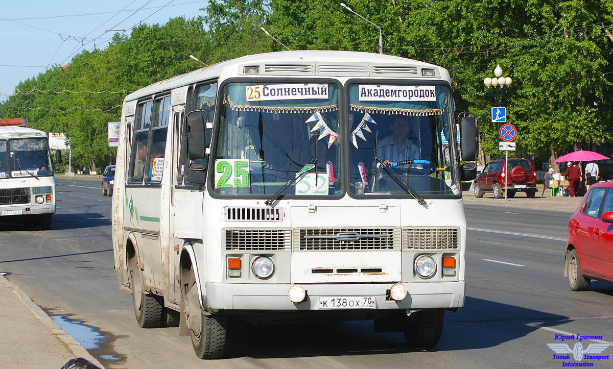 Томская область, ПАЗ-32054 № К 138 ОХ 70