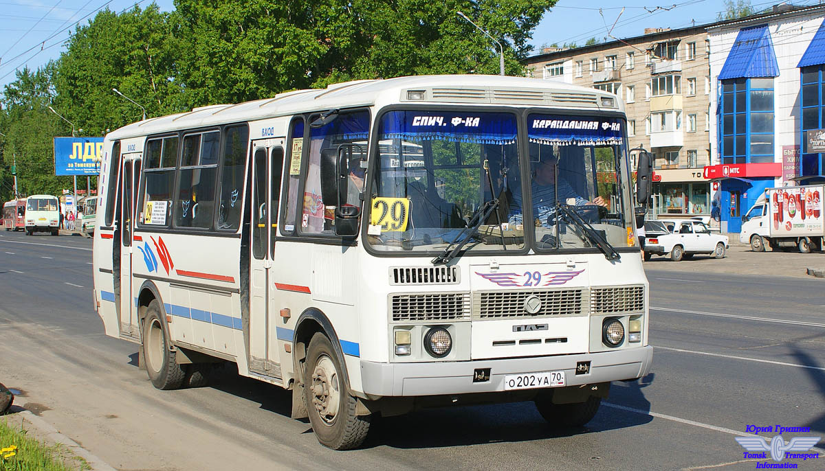 Томская область, ПАЗ-4234-05 № О 202 УА 70