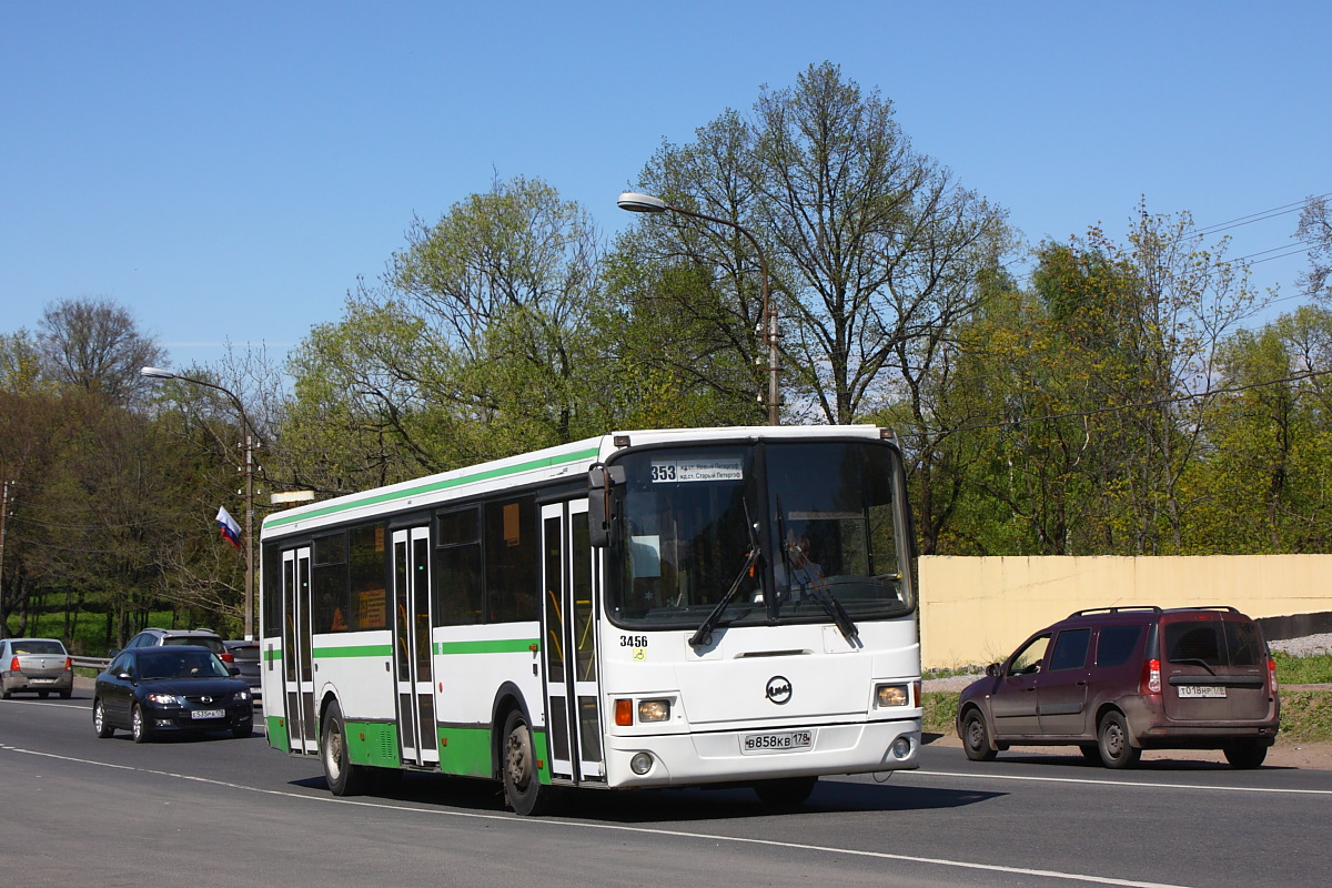 Санкт-Петербург, ЛиАЗ-5293.53 № 3456