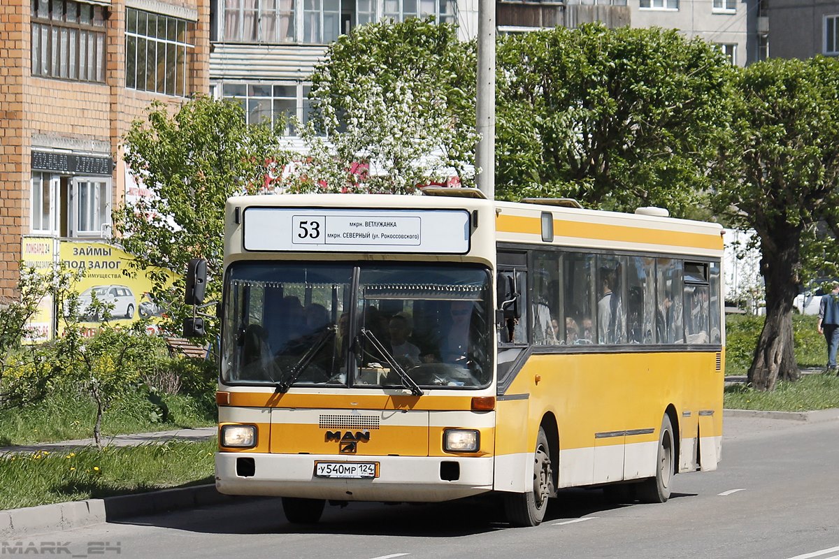 Красноярский край, MAN 791 SL202 № У 540 МР 124