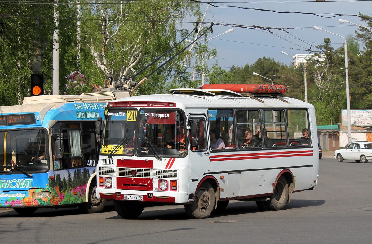 Томская область, ПАЗ-32053 № Е 515 УА 70