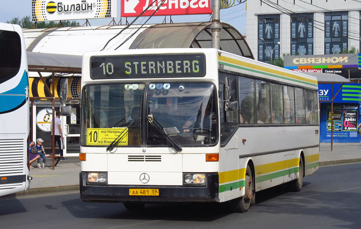 Пермский край, Mercedes-Benz O405 № АА 481 59