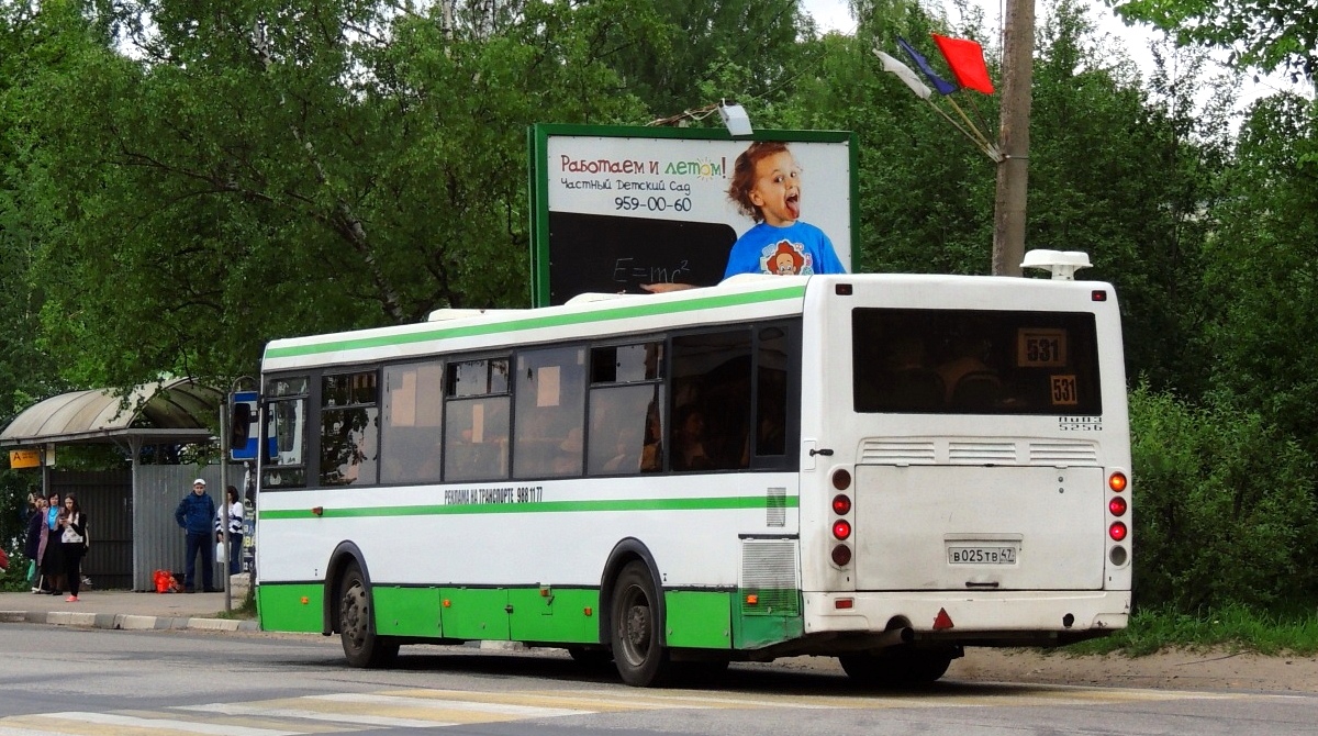 Leningrad Gebiet, LiAZ-5256.53 Nr. В 025 ТВ 47