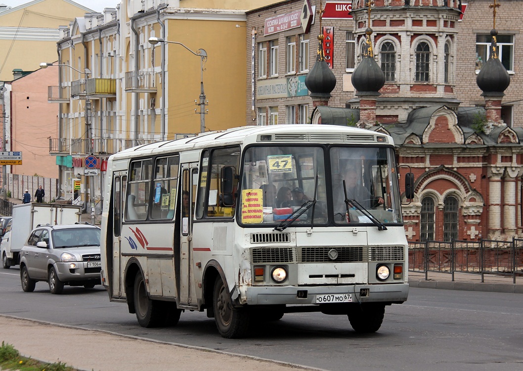 Смоленская область, ПАЗ-32054-07 № О 607 МО 67