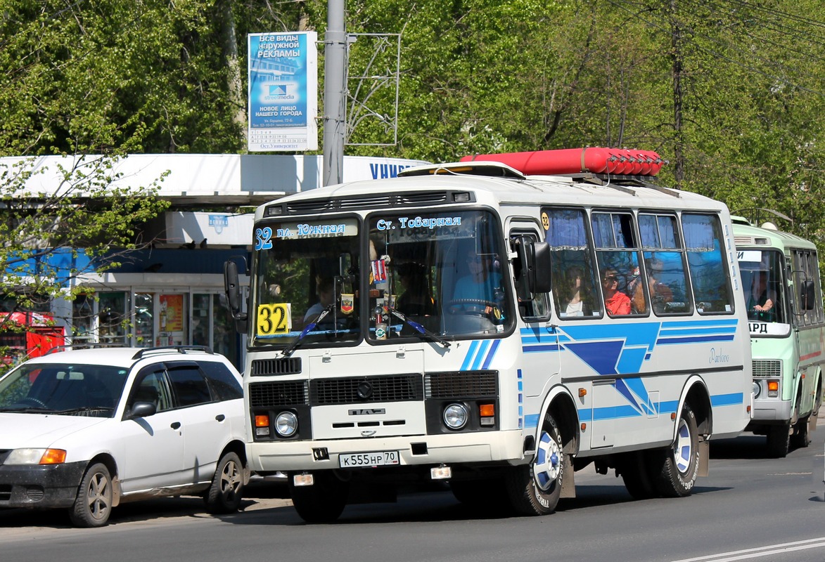 Томская область, ПАЗ-32054 № К 555 НР 70