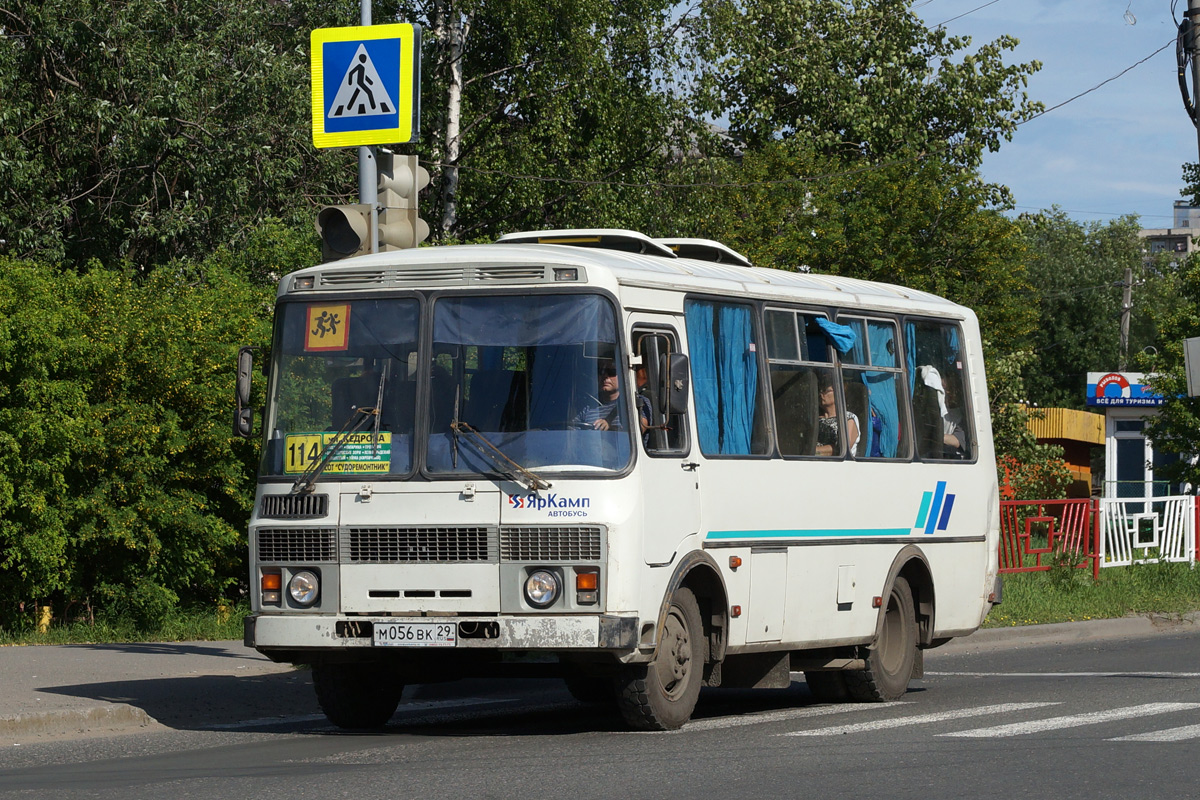 Архангельская область, ПАЗ-32053 № М 056 ВК 29