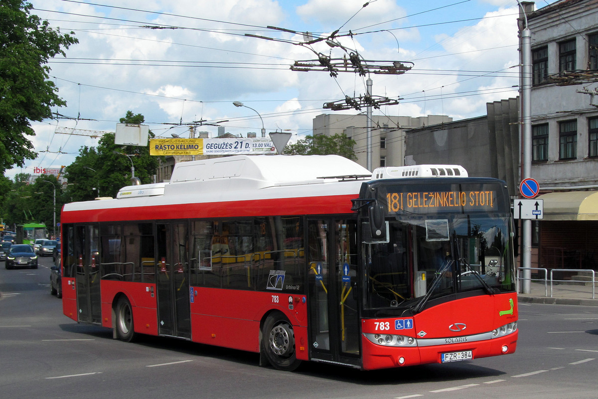 Литва, Solaris Urbino III 12 CNG № 783