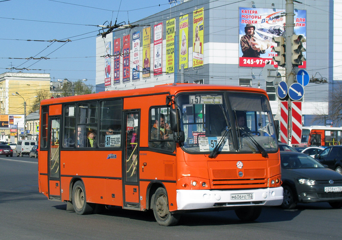 Нижегородская область, ПАЗ-320402-05 № М 606 РЕ 152