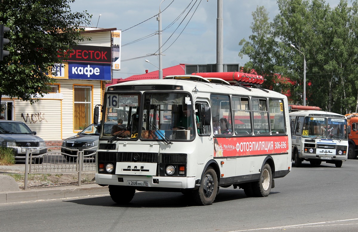 Томская область, ПАЗ-32053 № К 208 НС 70